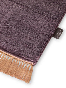 Alfombra de viscosa Rubin púrpura