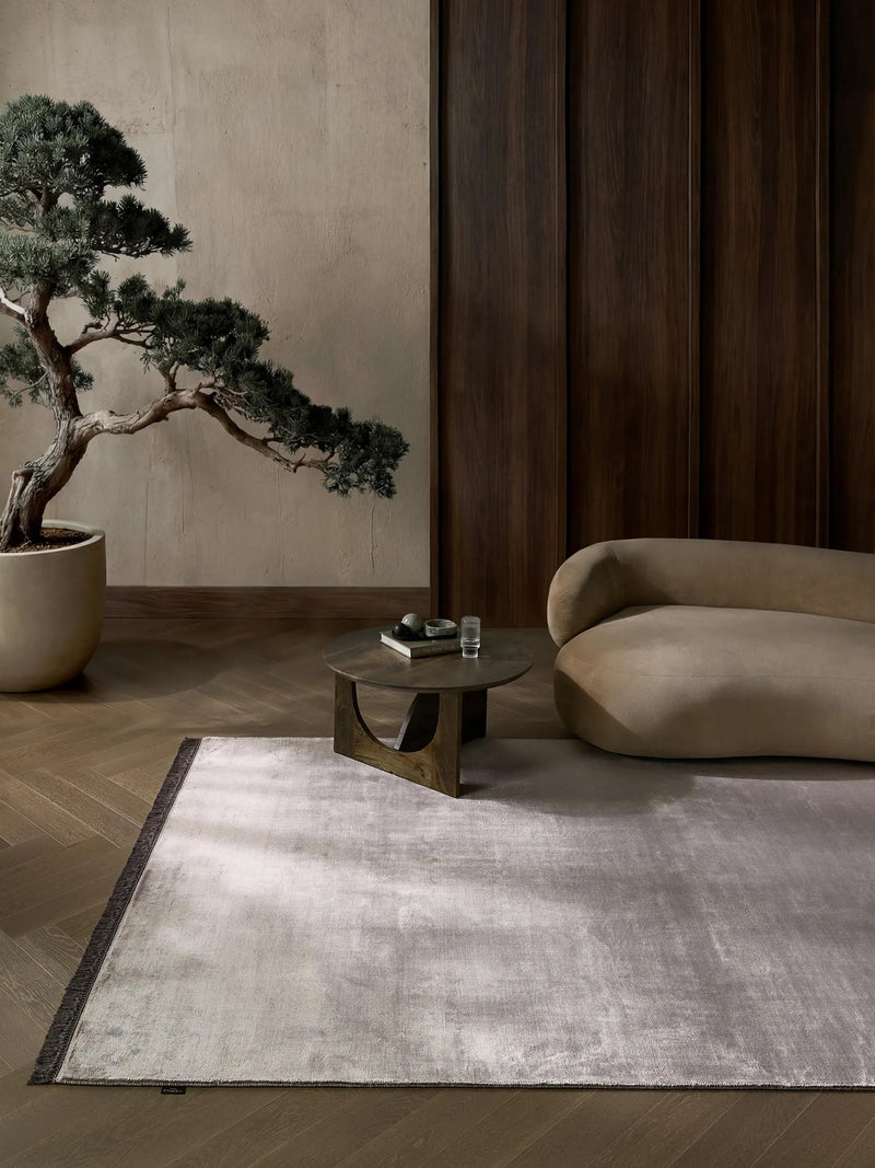 Viscose Rug Rubin Taupe