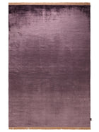 Alfombra de viscosa Rubin púrpura