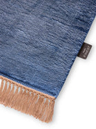 Viscose Rug Rubin Blue