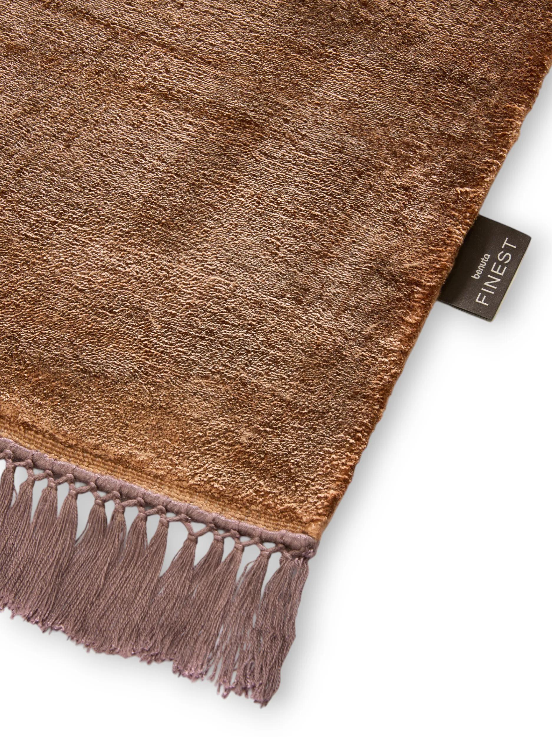 Alfombra de viscosa Rubin Brown