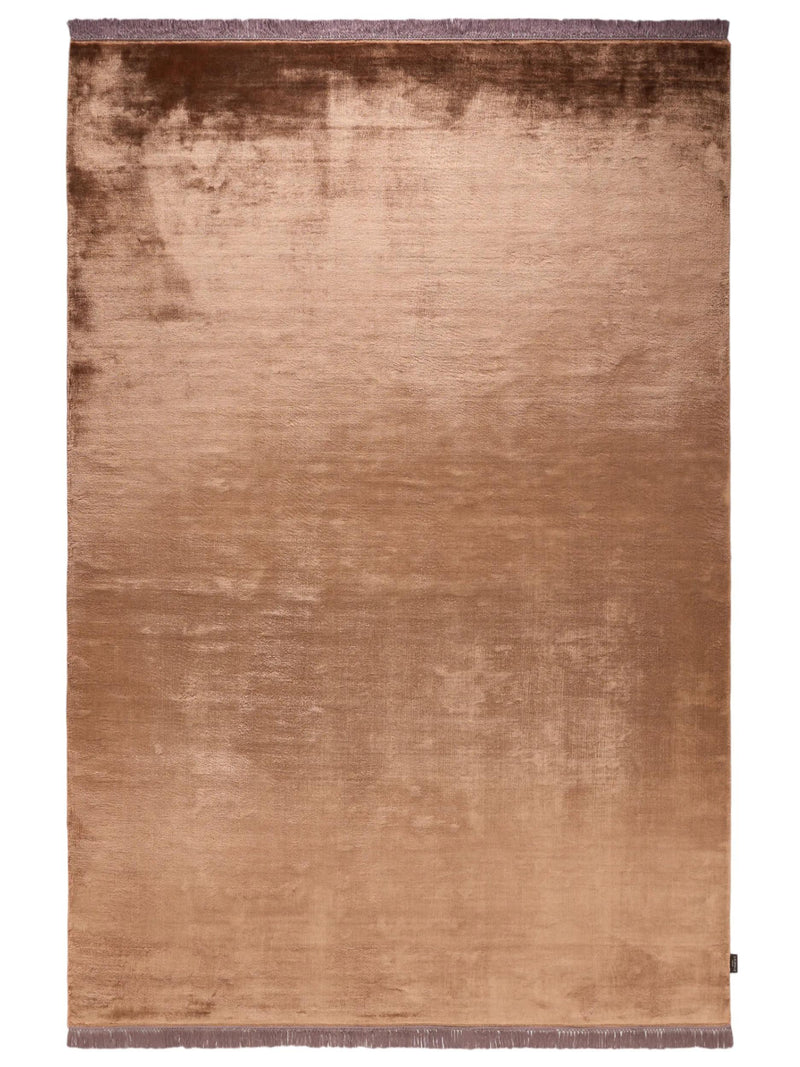 Viscose Rug Rubin Brown