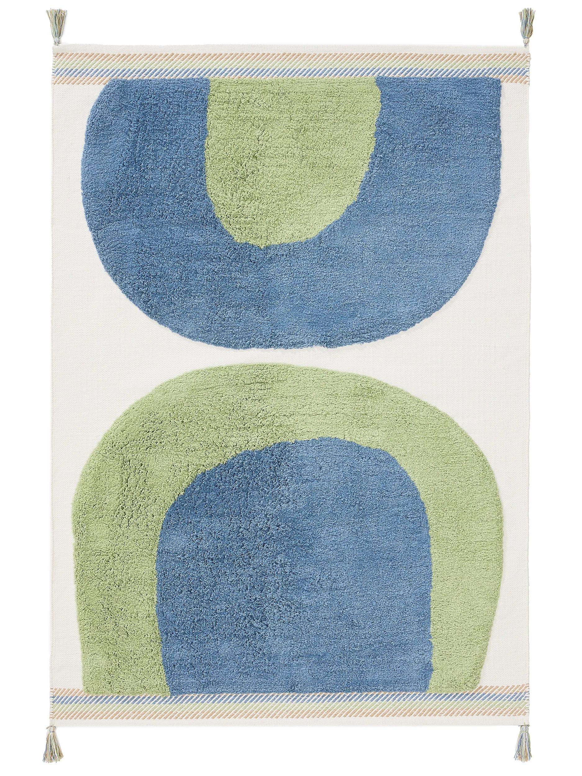 Kids rug Ruby Blue/Green