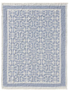 Linen mix Blanket Sabine Blue