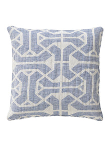Linen mix cushion cover Sabine Blue
