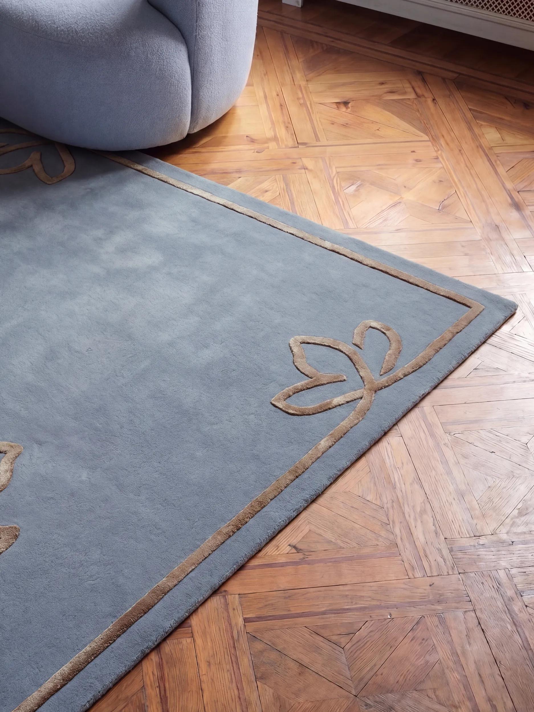 Wool Rug Sakura Blue