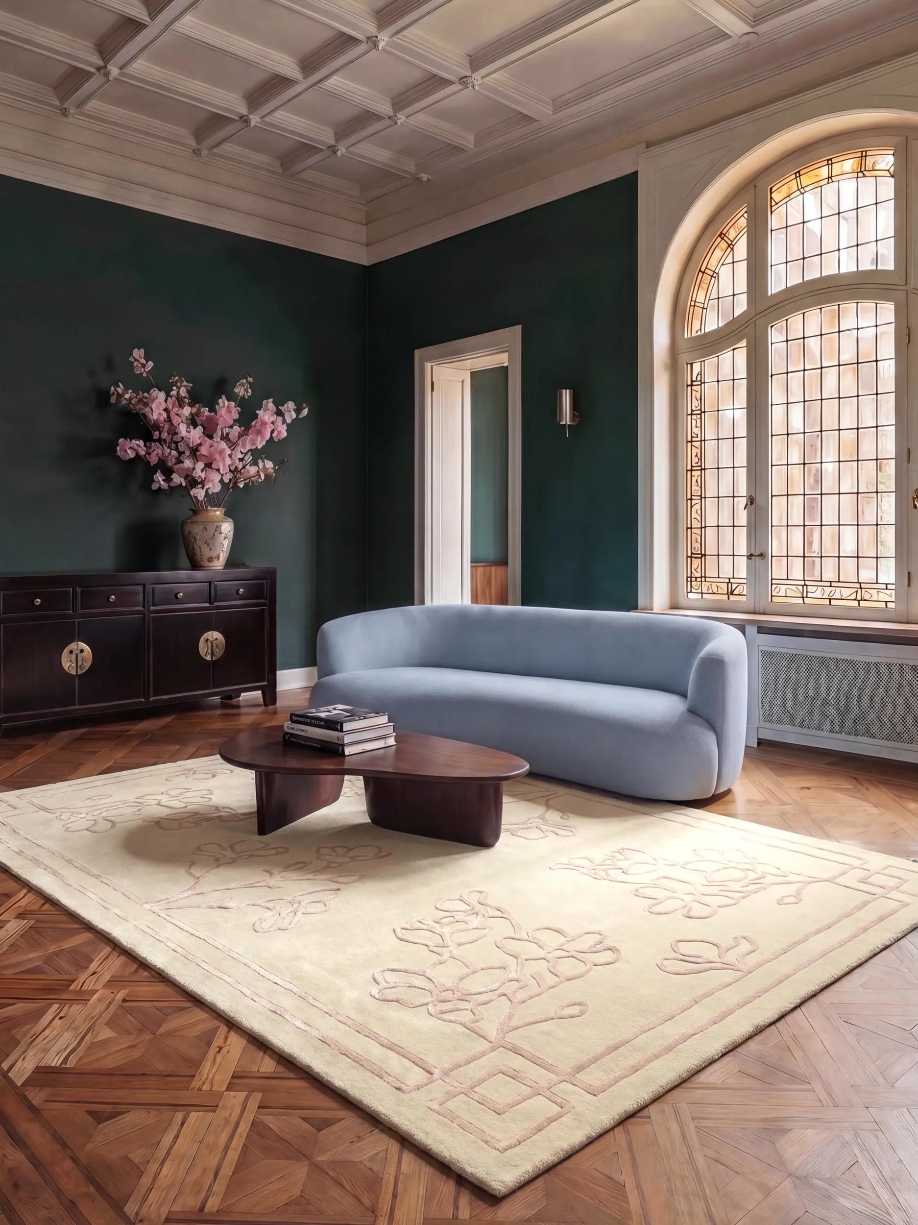 Wool Rug Sakura Cream