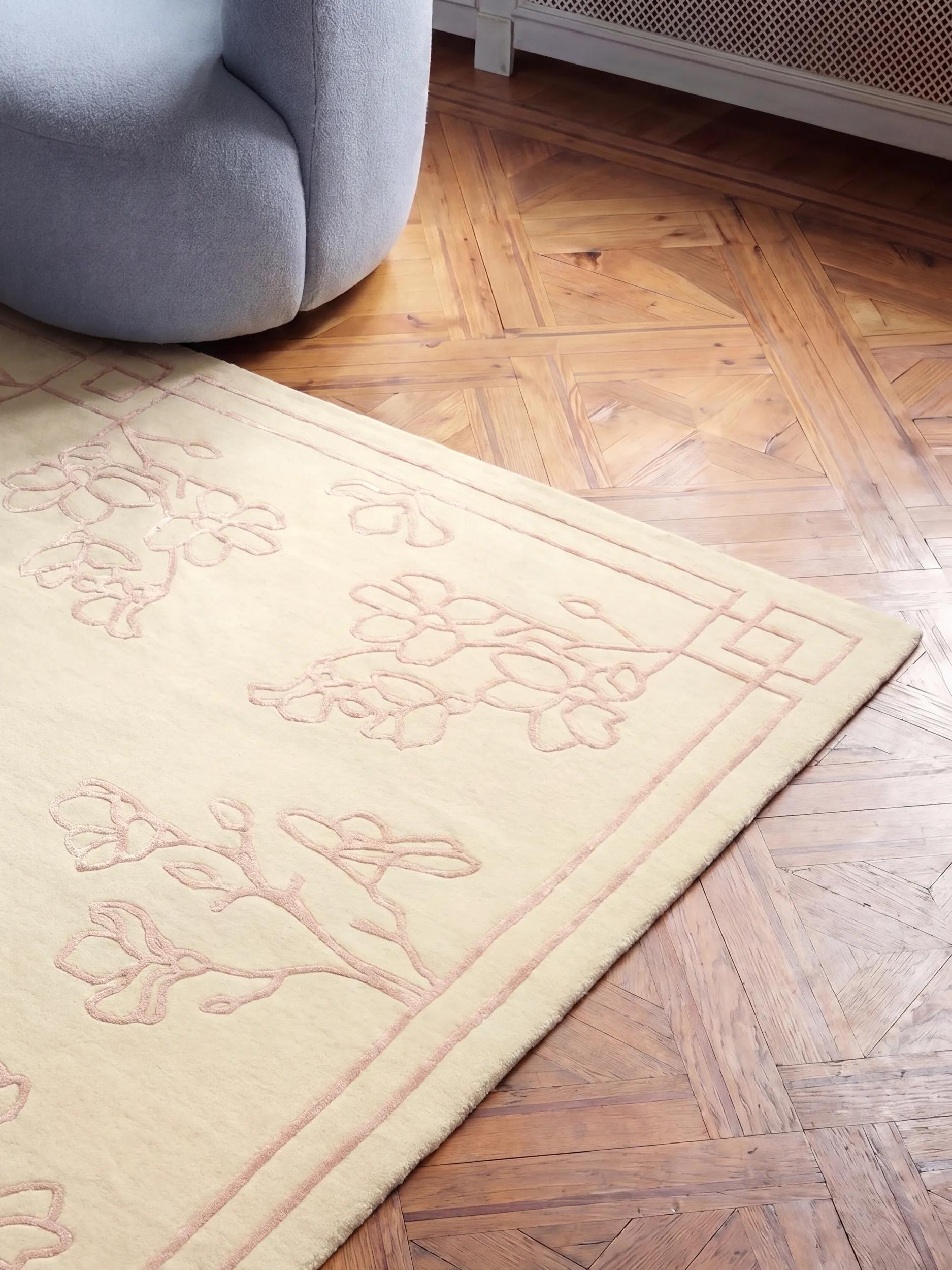 Wool Rug Sakura Cream