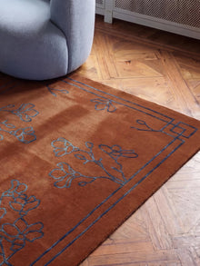 Wool Rug Sakura Red