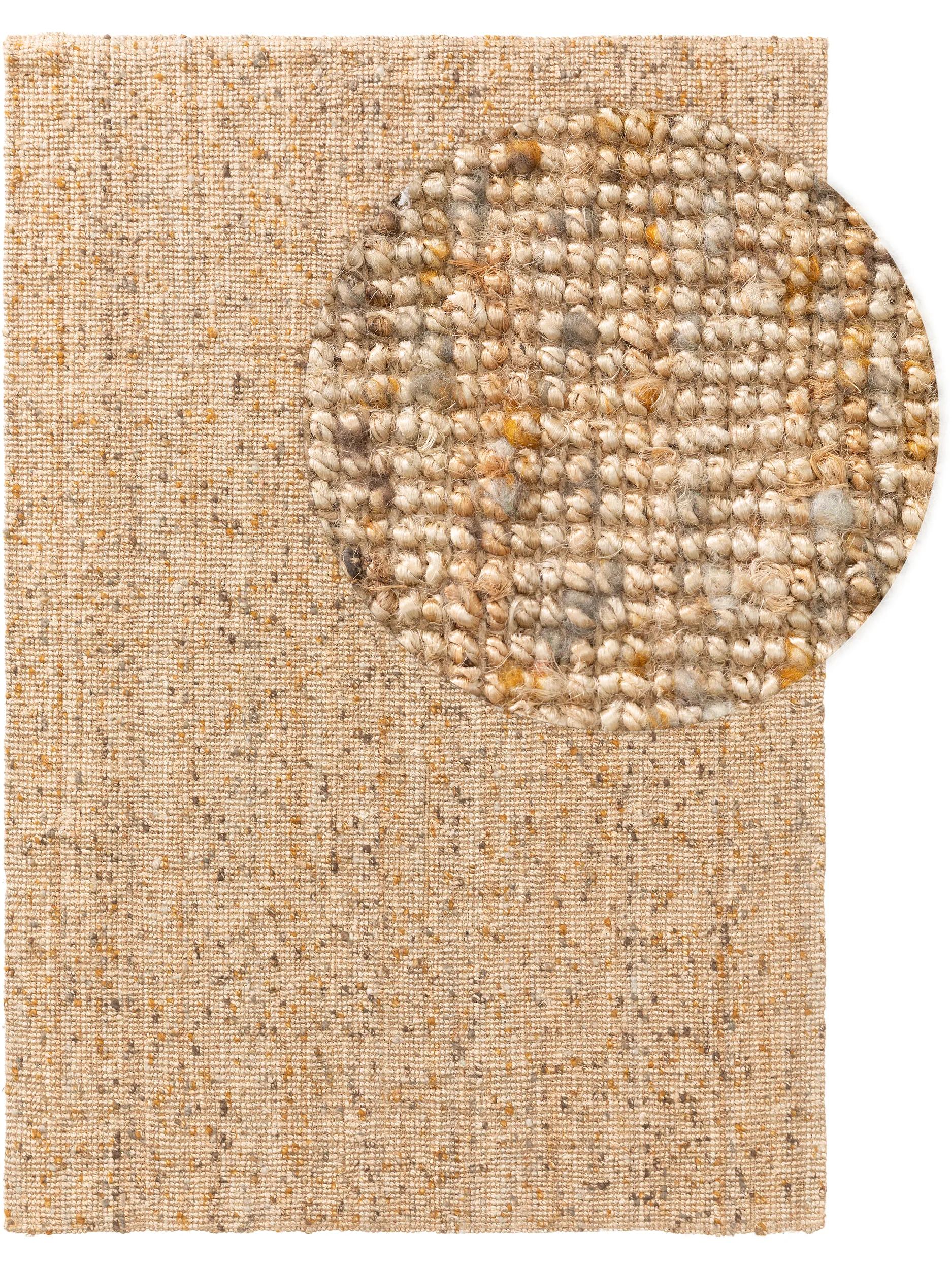 Jute Rug Sam natural/yellow