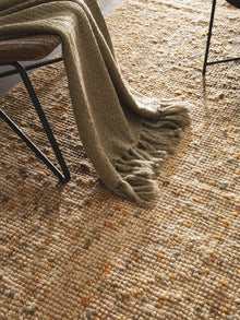 Jute Rug Sam natural/yellow