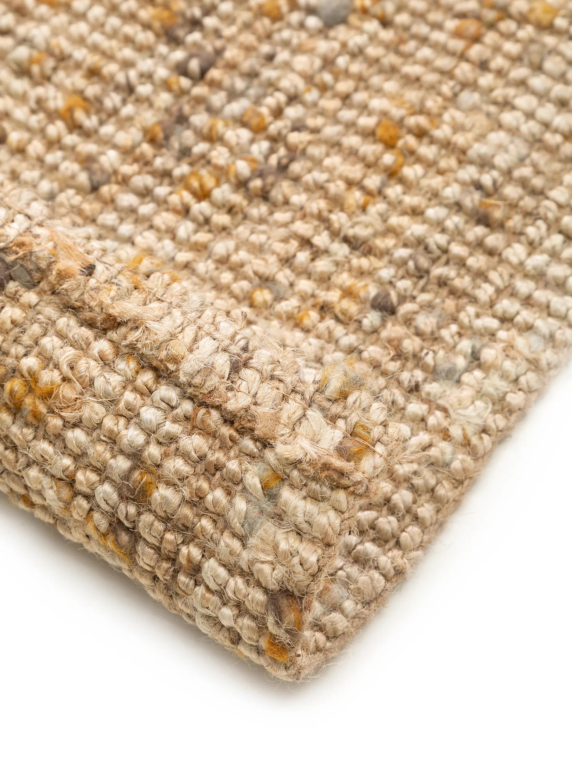 Jute Rug Sam natural/yellow