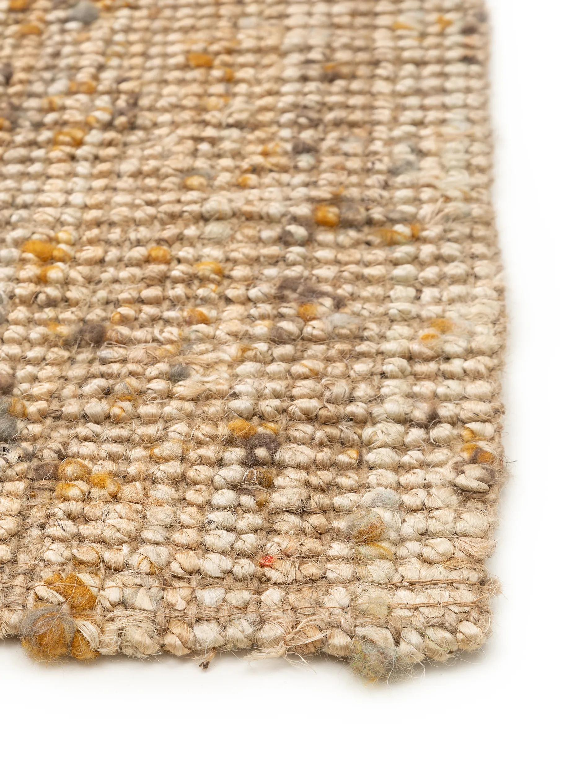 Jute Rug Sam natural/yellow