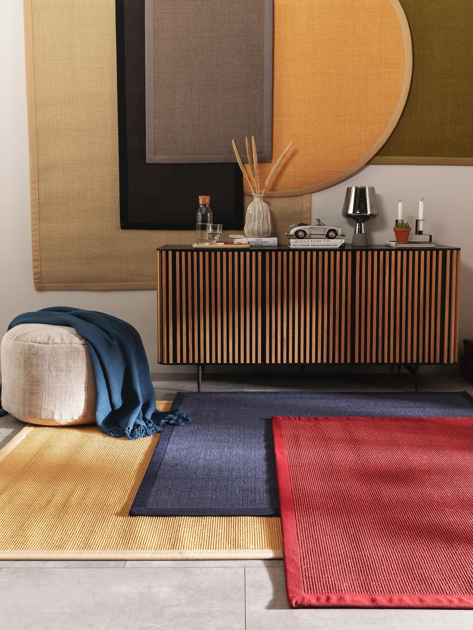 Sisal Rug Sana Black