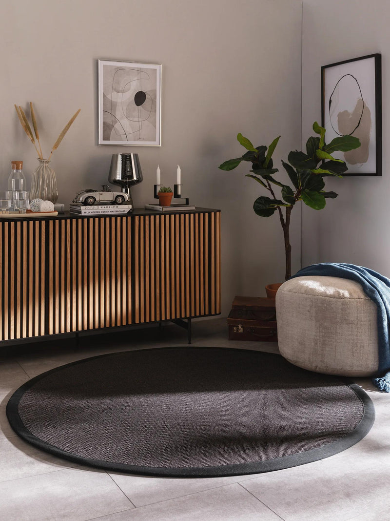 Sisal Rug Sana Black
