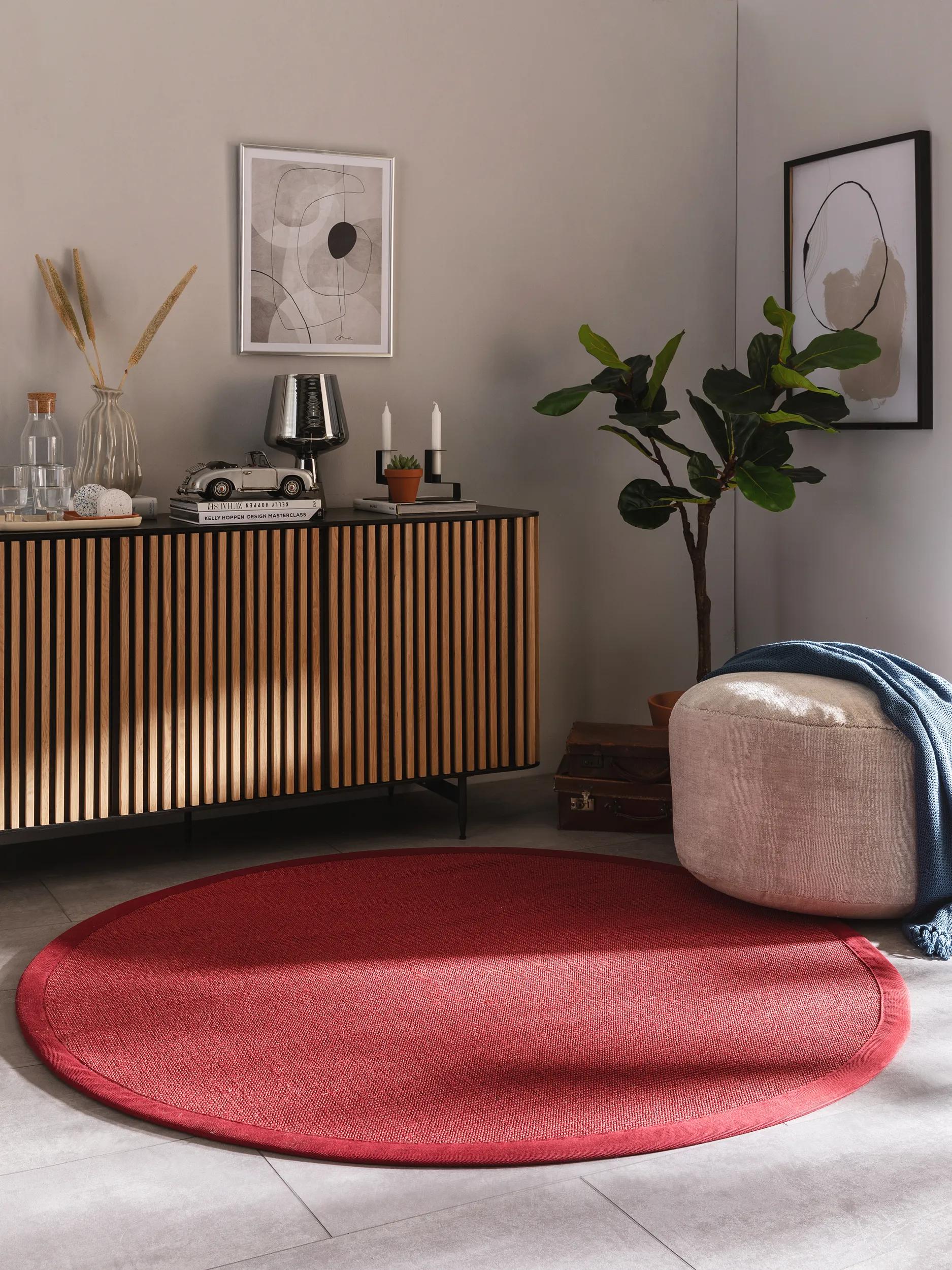 Sisal Rug Sana Red