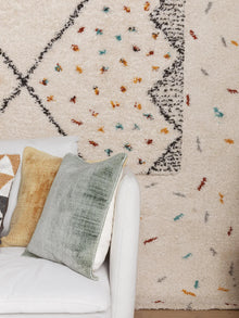 Shaggy rug Selma Beige/Multicolour