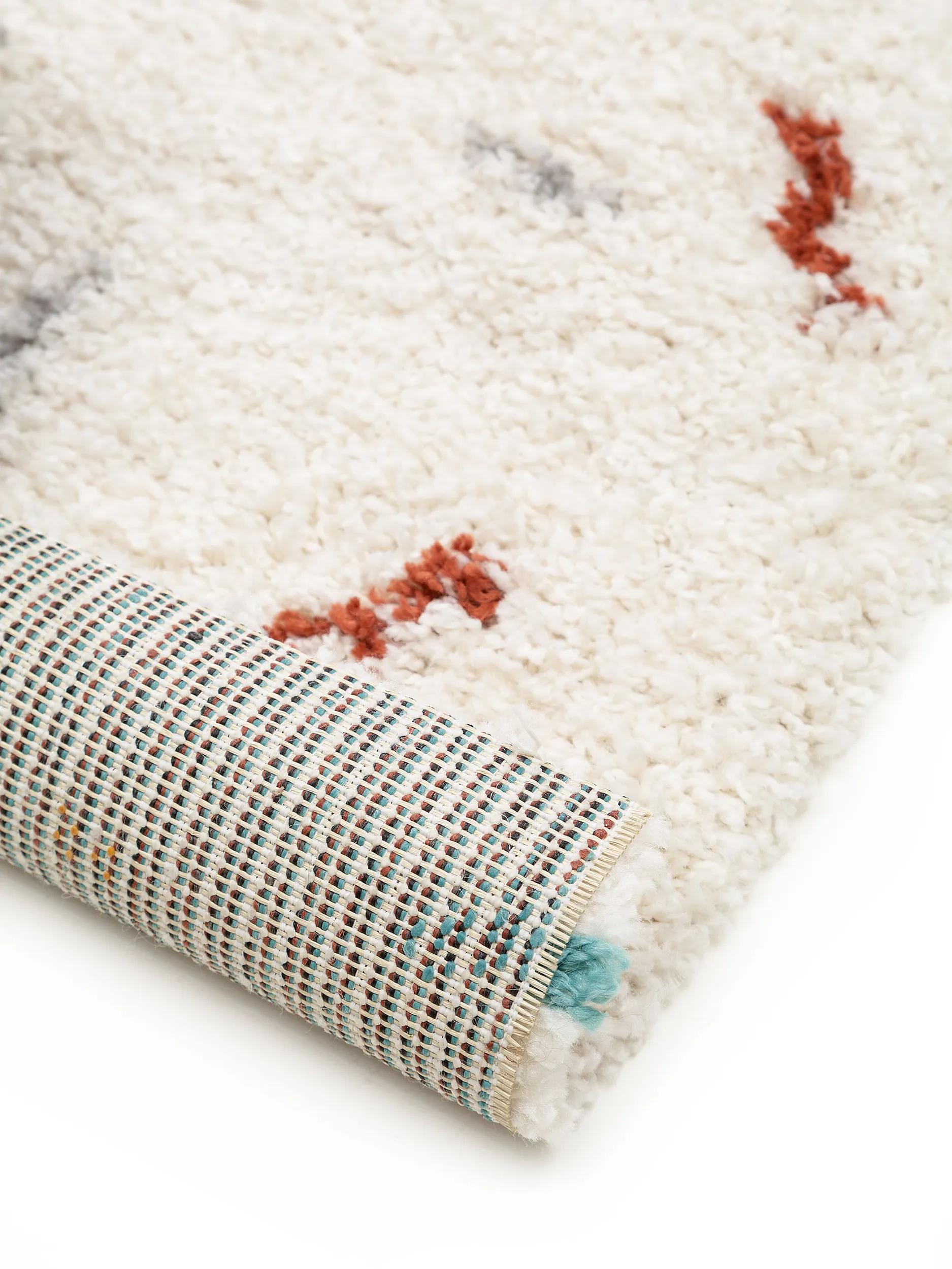 Shaggy rug Selma Beige/Multicolour