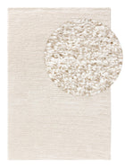 Tapis Shaggy Lavable Sera Crème