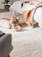 Tapis Shaggy Lavable Sera Crème