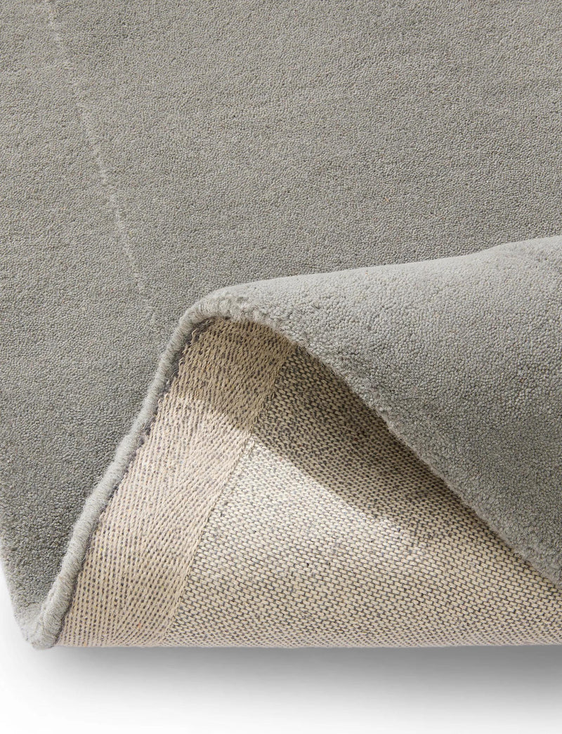 Wool Rug Shape Grey
