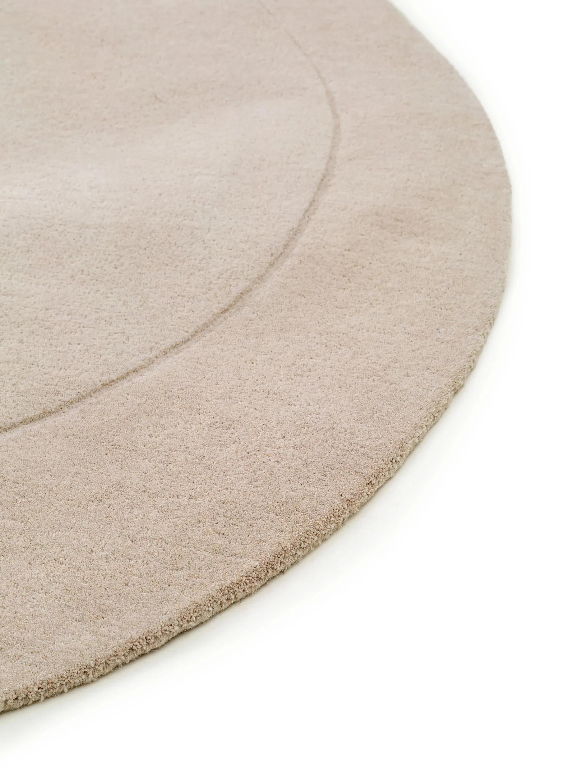 Wool Rug Shape Cream