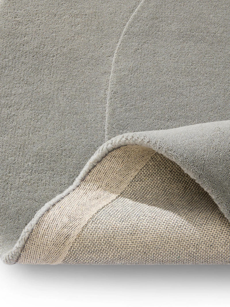 Wool Rug Shape Grey