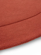 Wool Rug Shape Red