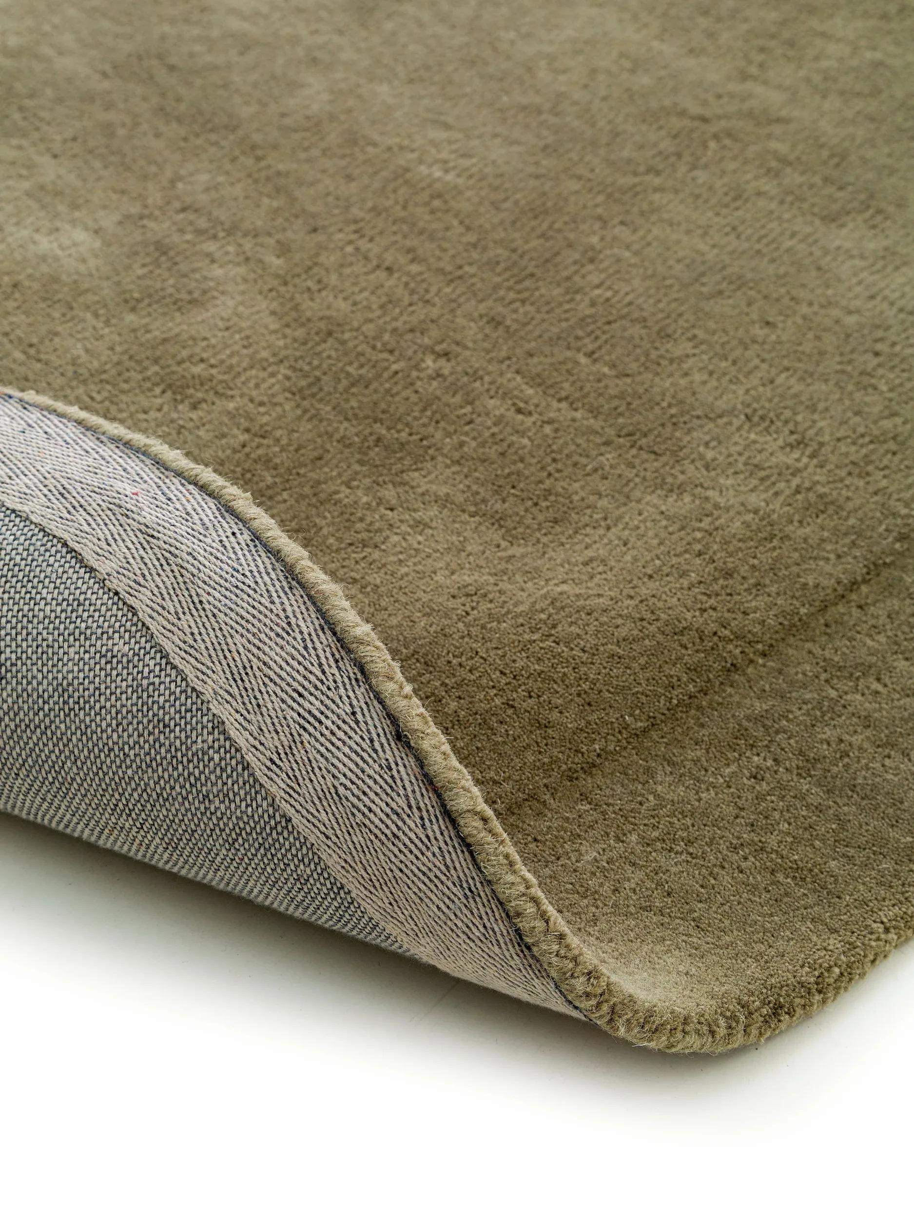 Wool Rug Shape Light Green