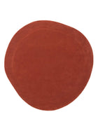 Wool Rug Shape Red
