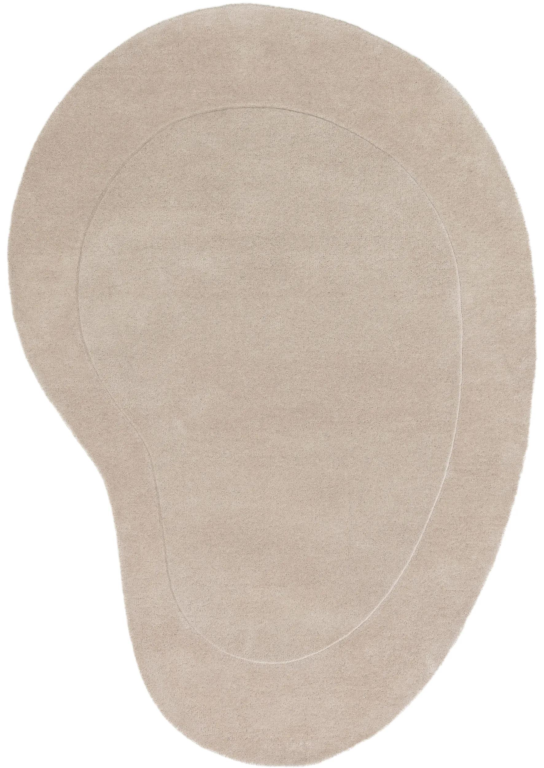 Wool Rug Shape Cream