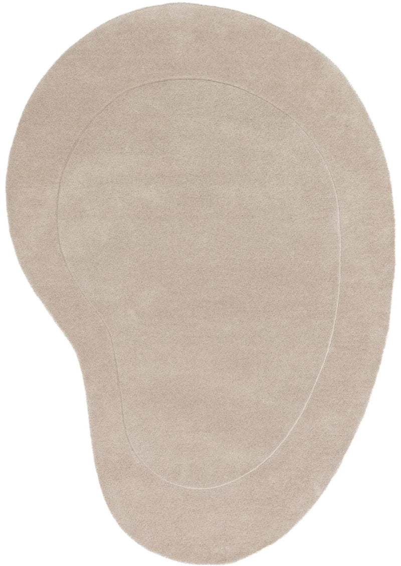 Wool Rug Shape Cream