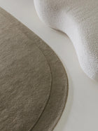 Wool Rug Shape Light Green