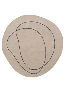 Wool Rug Shape Cream