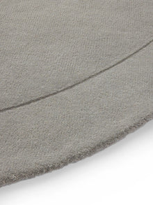 Wool Rug Shape Grey