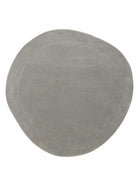 Wool Rug Shape Grey