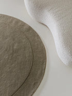 Wool Rug Shape Light Green