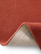 Wool Rug Shape Red