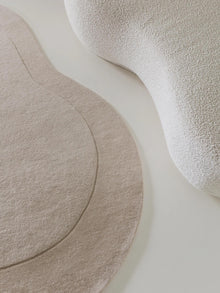 Wool Rug Shape Cream
