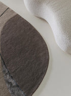 Wool Rug Shape Taupe