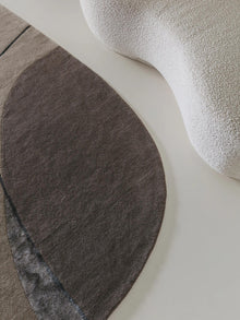 Wool Rug Shape Taupe