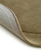 Wool Rug Shape Light Green