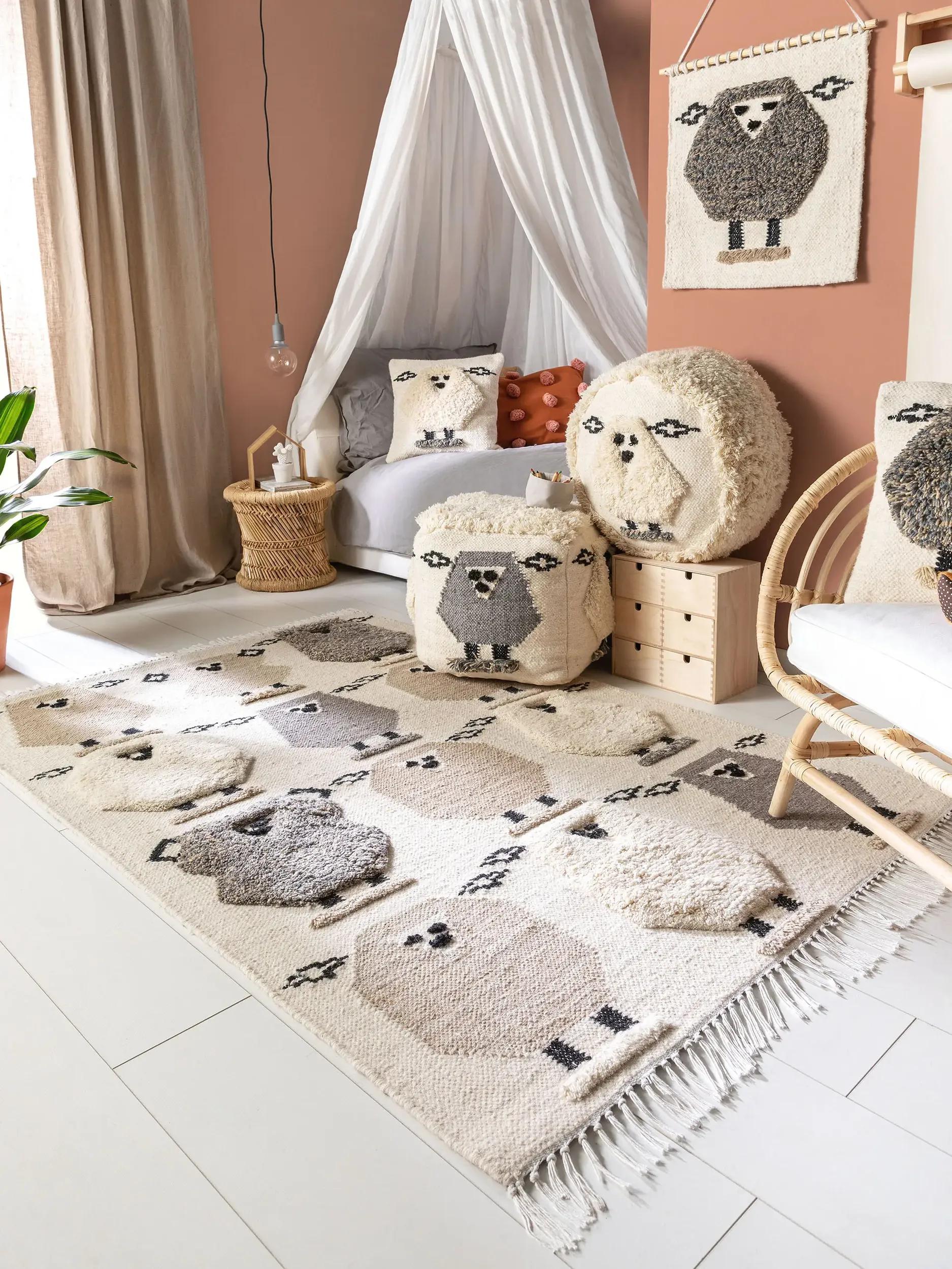 Tapis pour enfants Shawn crème