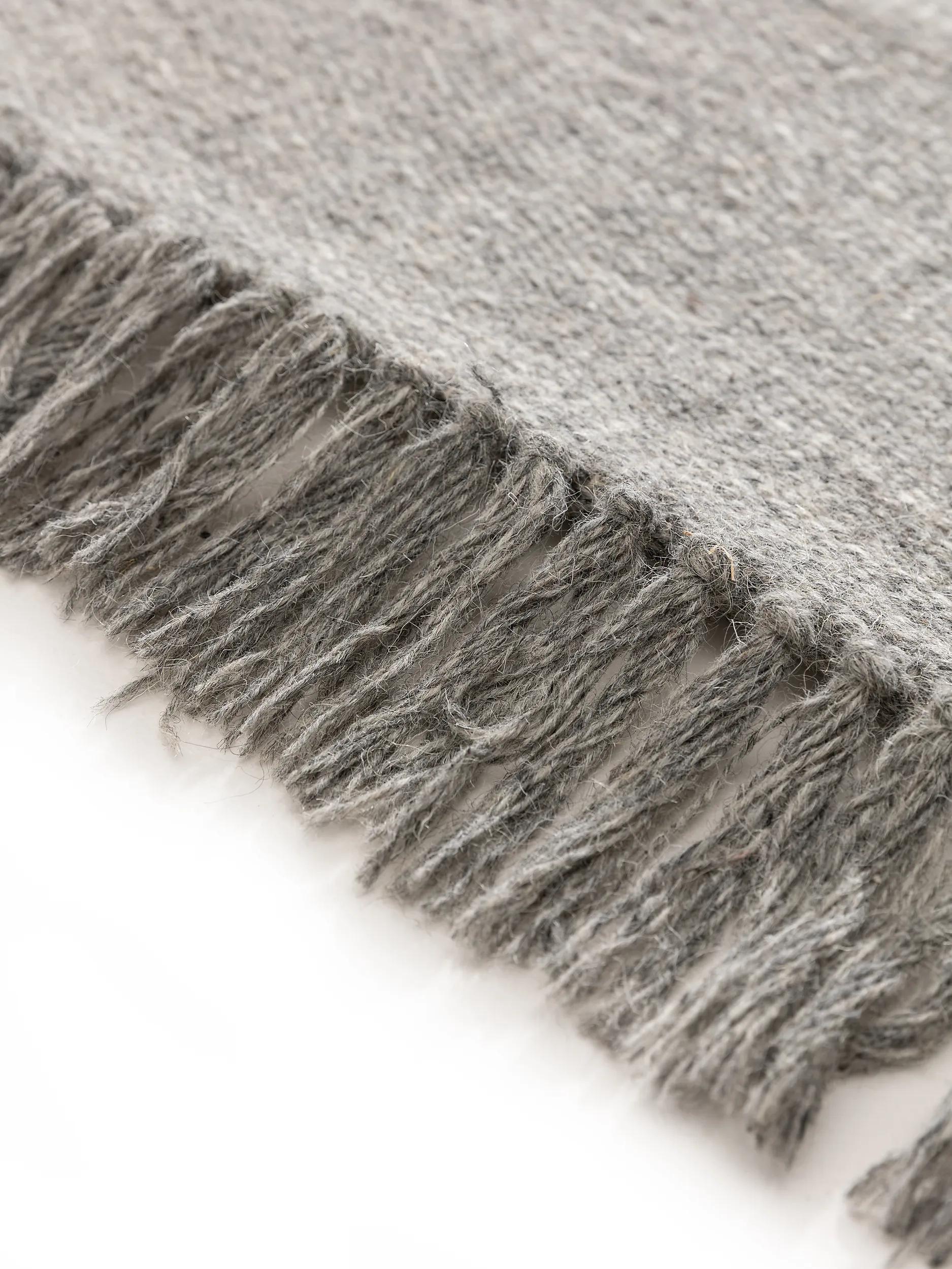 Wool Rug Shilan Light Grey