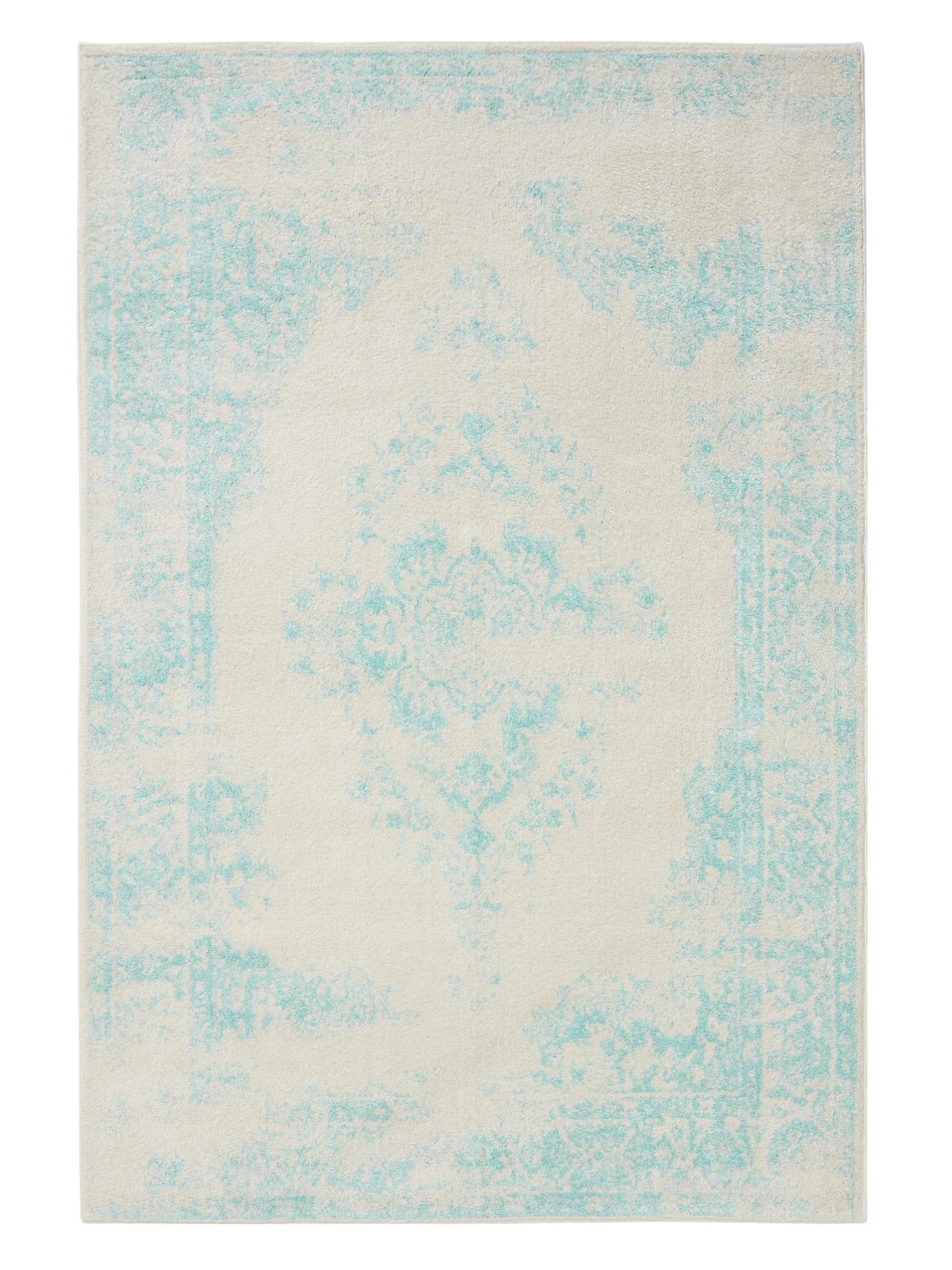 Rug Sia Cream/Turquoise