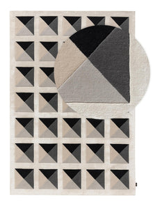 Alfombra Sid Crema/Gris