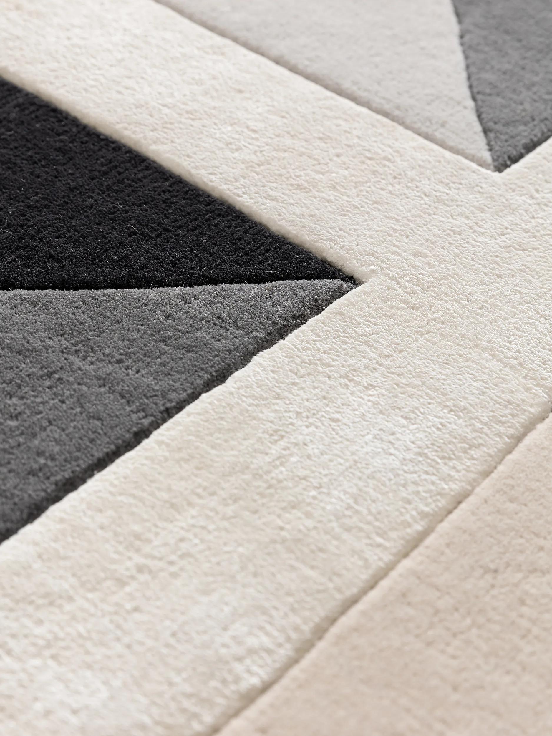 Alfombra Sid Crema/Gris