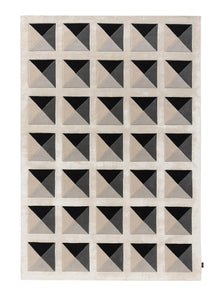 Alfombra Sid Crema/Gris