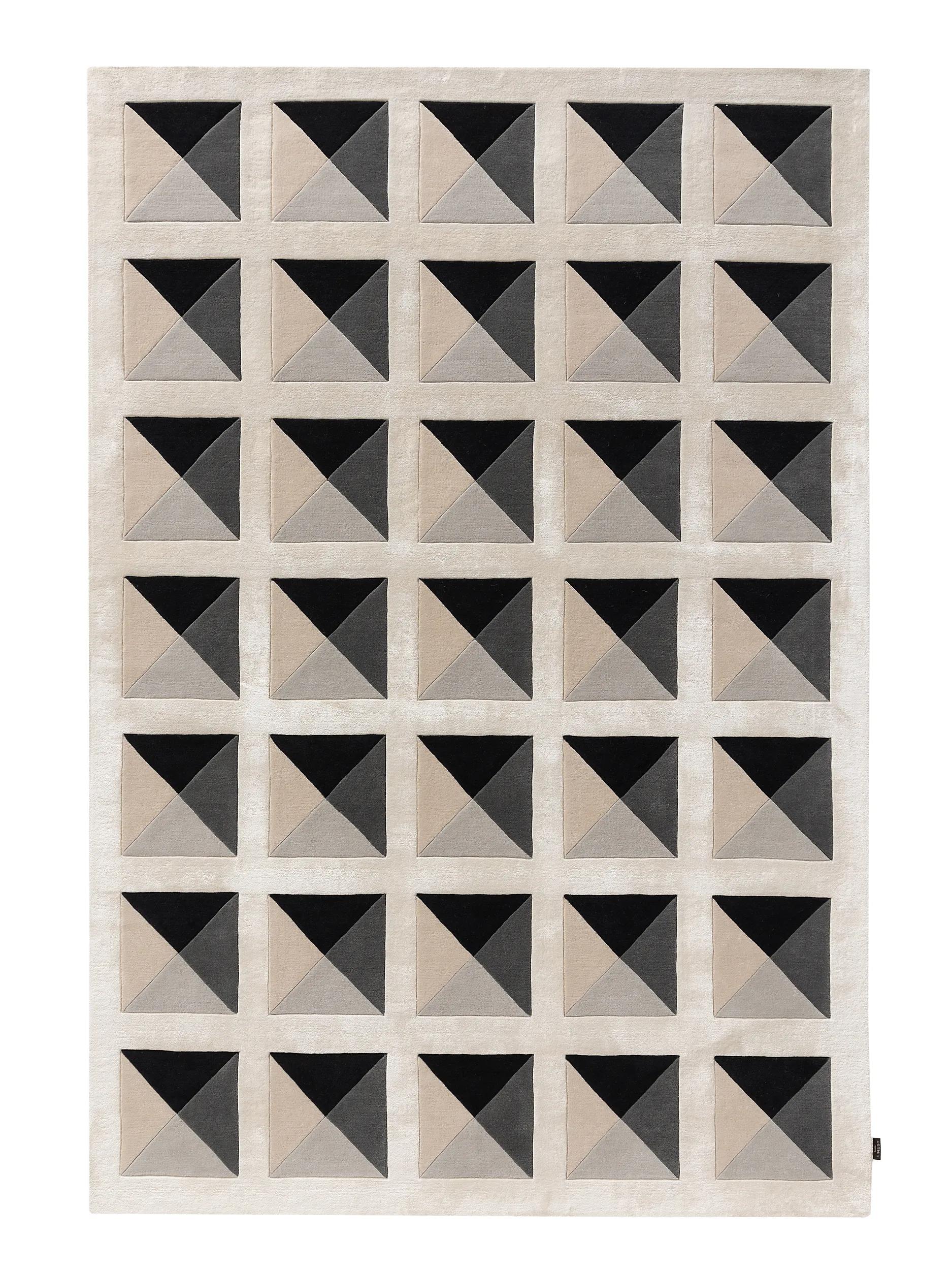 Alfombra Sid Crema/Gris