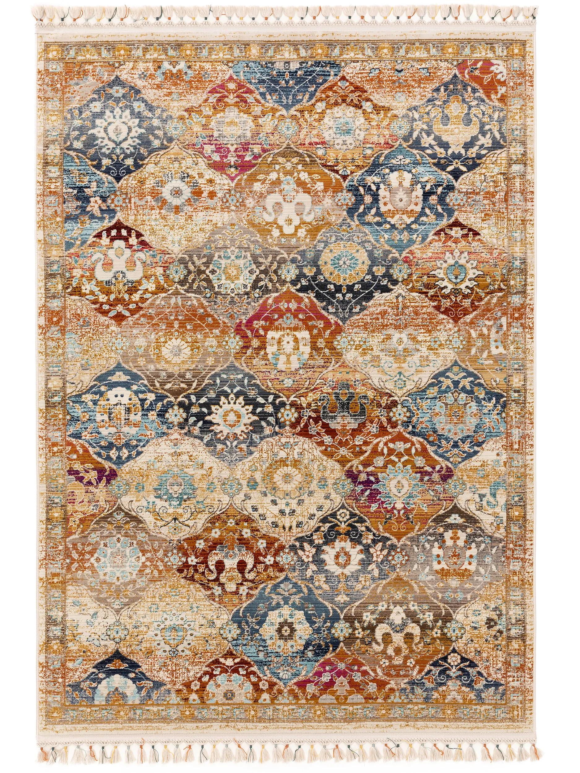 Rug Simsala Grey/Orange